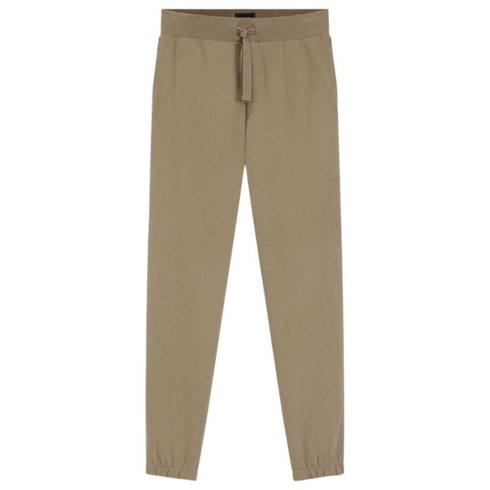 Boss Mens French Terry Embroidered Logo Tracksuit Bottoms / Brown